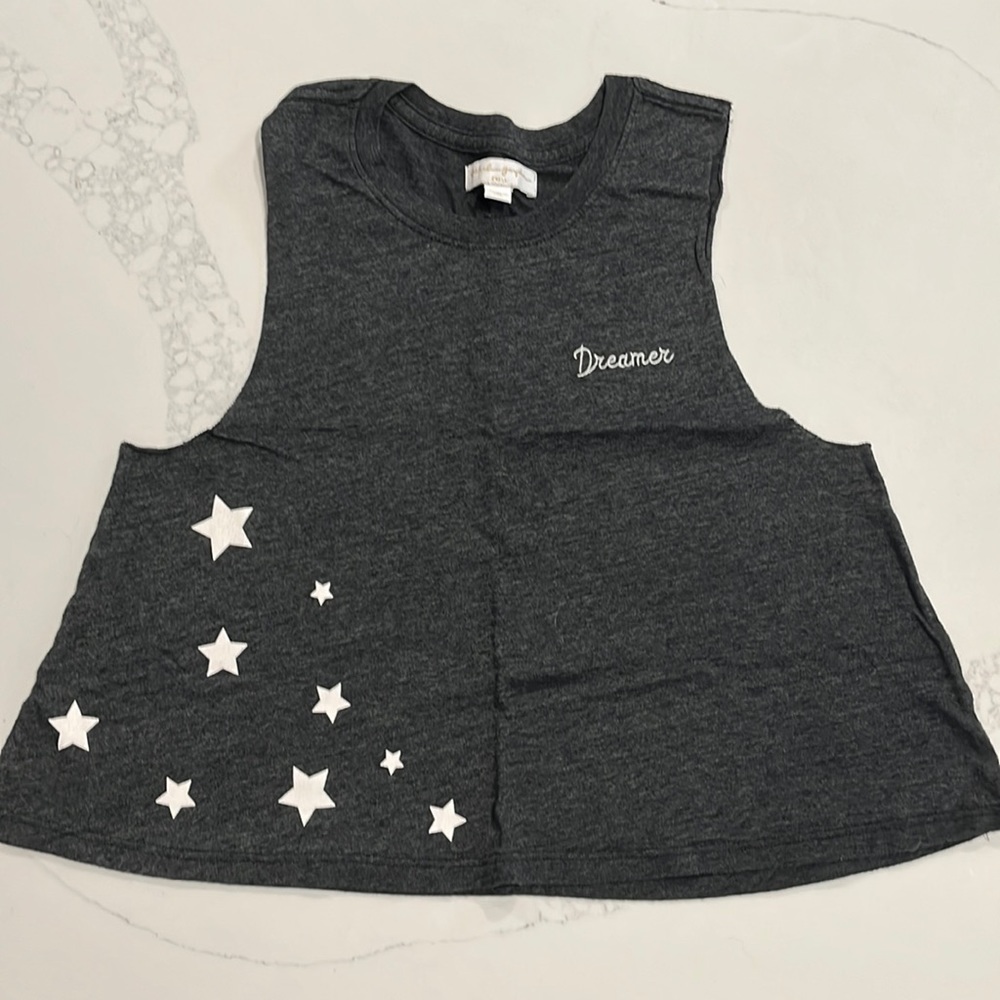 Workout top crop top muscle tee